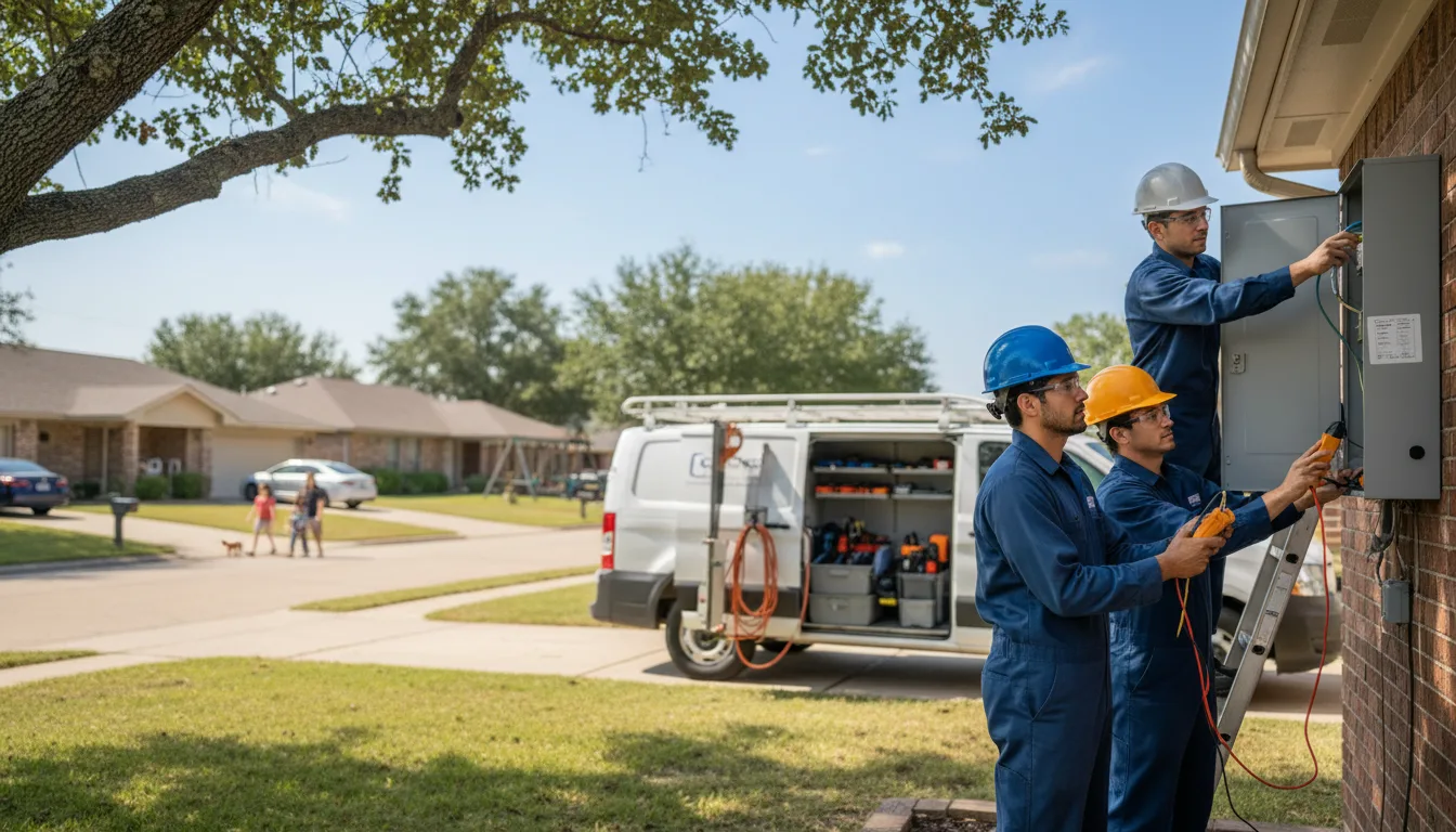Certified electrician providing emergency electrical services in Chappell, NE